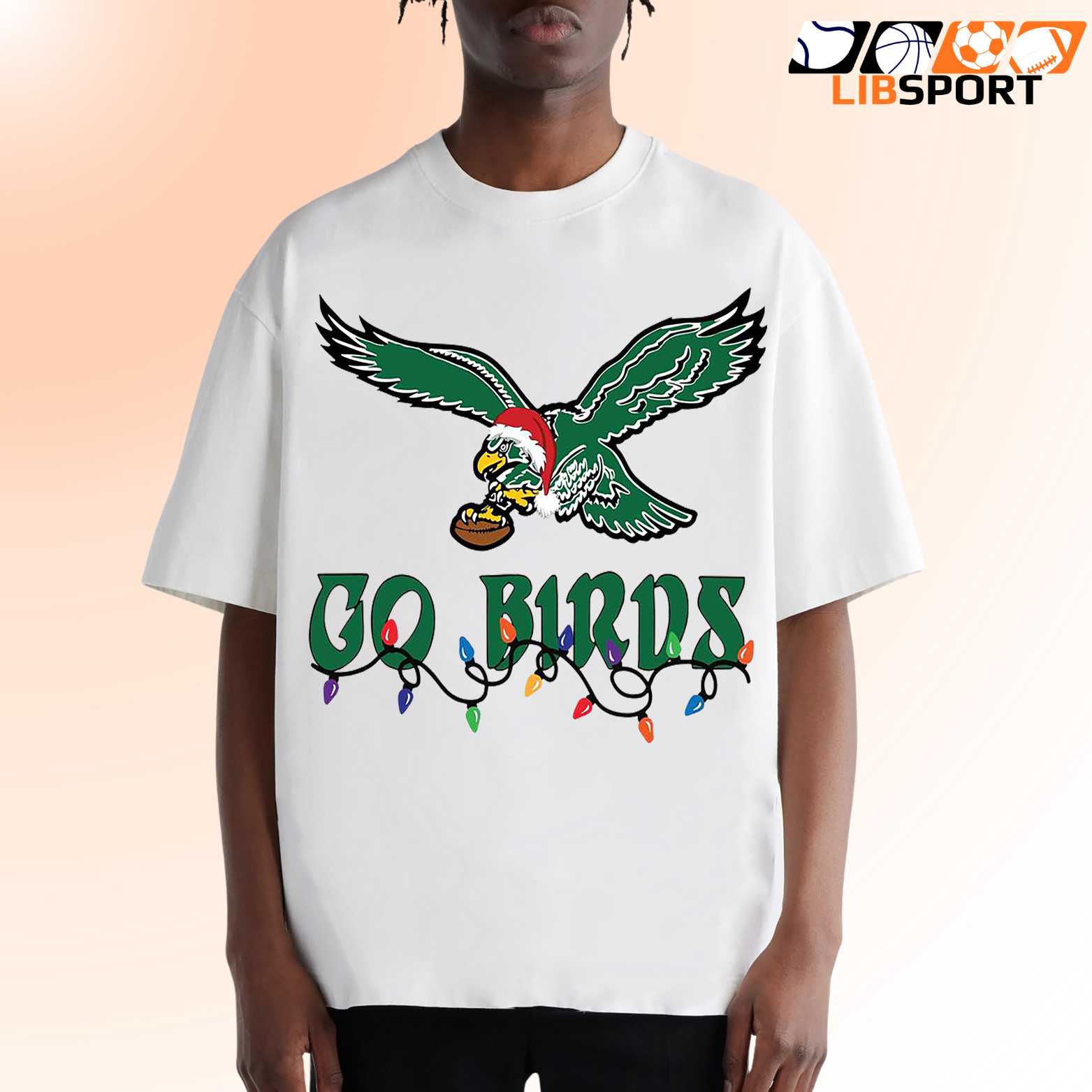 Go Birds Christmas Eagles Tee, Philadelphia Football Holiday Shirt, Perfect Gift For Fans